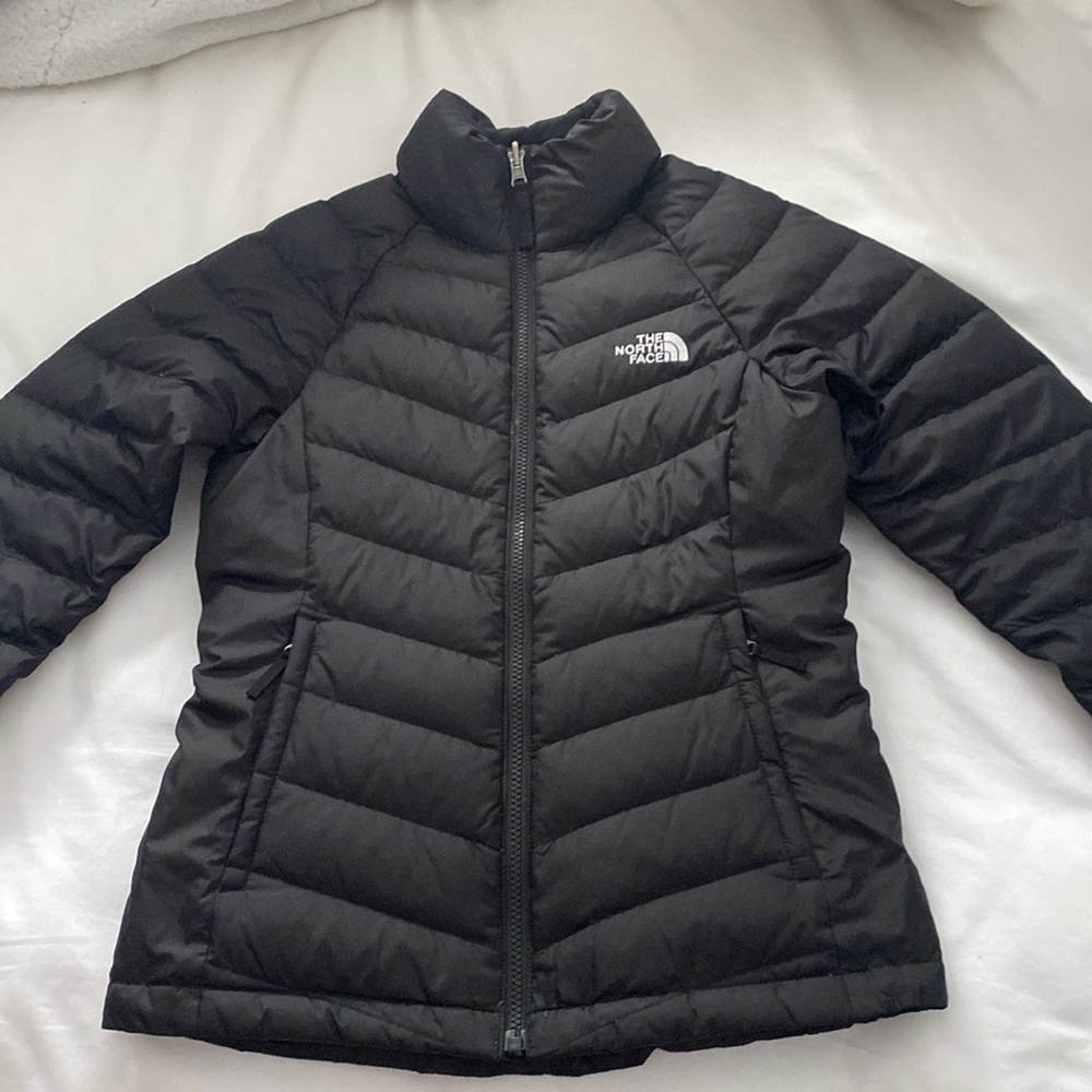 North Face black puffer jacket